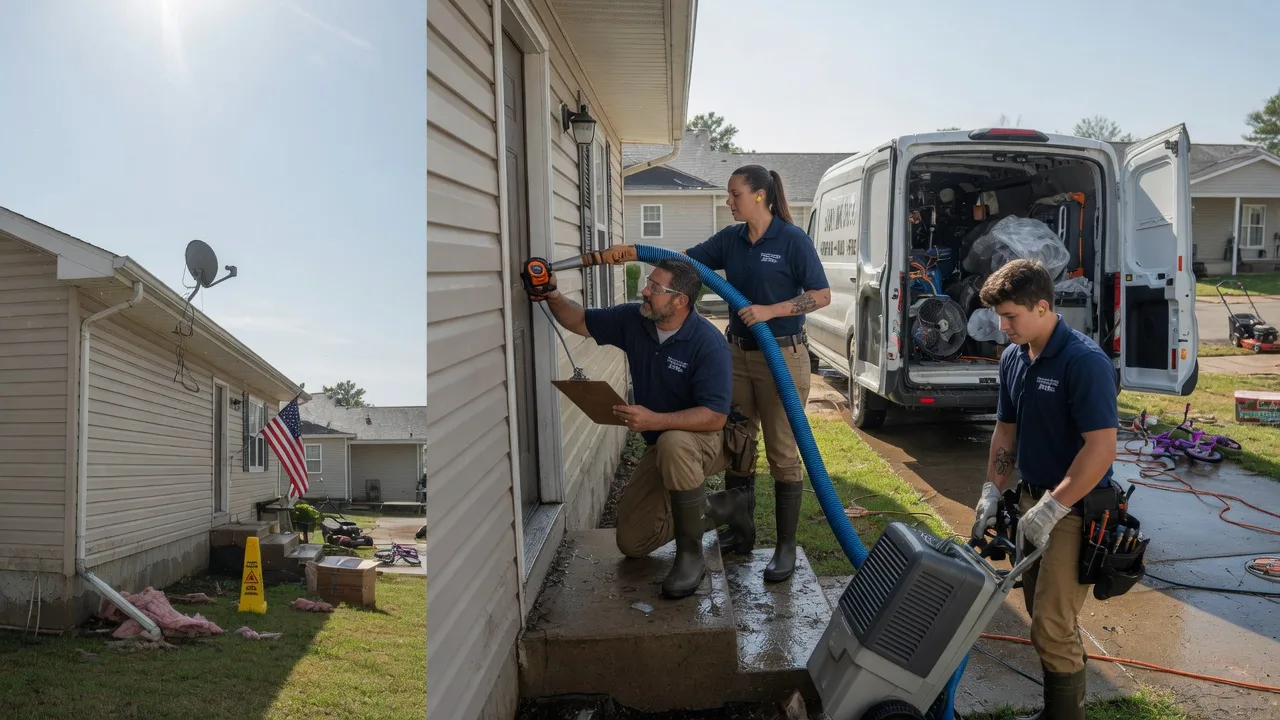 Ceiling Water Damage Restoration in Cecil, OH near me